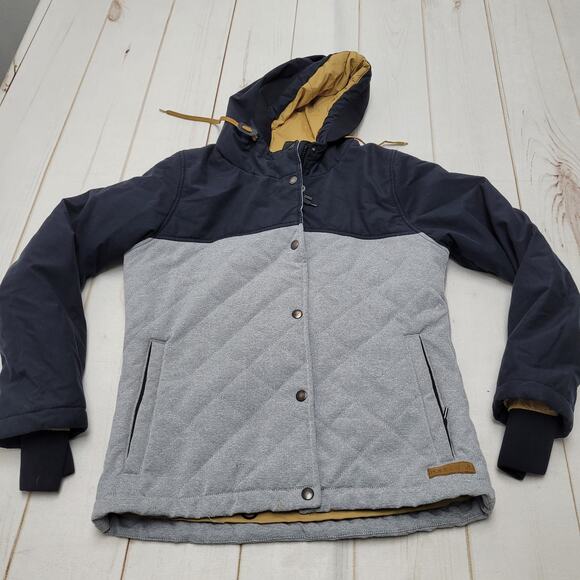 Body Glove Ruby quilted colorblock snow jacket coat - Picture 1 of 11